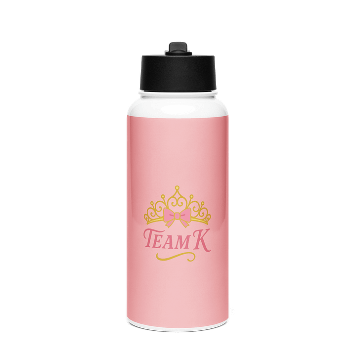 Team K (V-1) Stainless Steel Water Bottle with a Straw Lid product image (1)