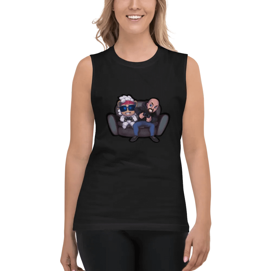 Lamb and Zamb Muscle Shirt product image (4)
