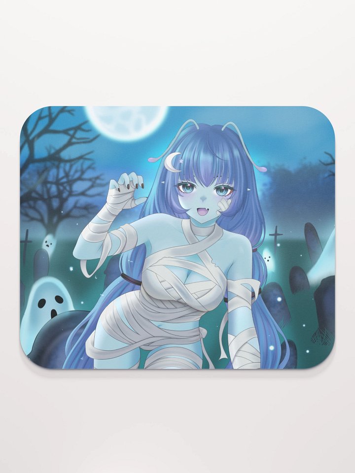 Starry Mummy Graveyard (Twintails) Standard Flat Mouse Pad product image (2)