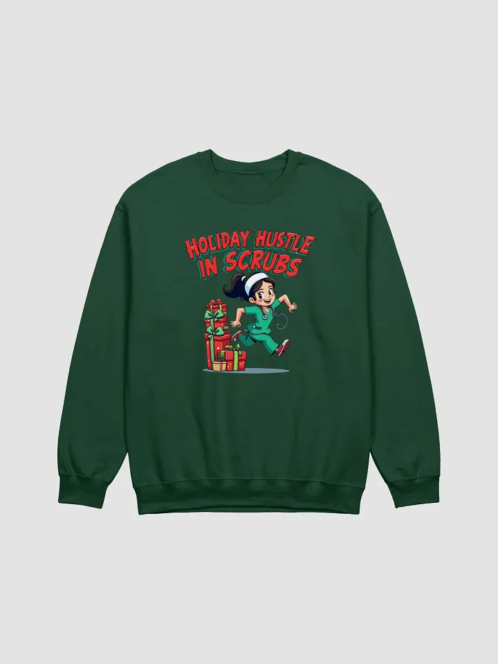 Holiday Hustle in Scrubs Crewneck Sweatshirt product image (9)