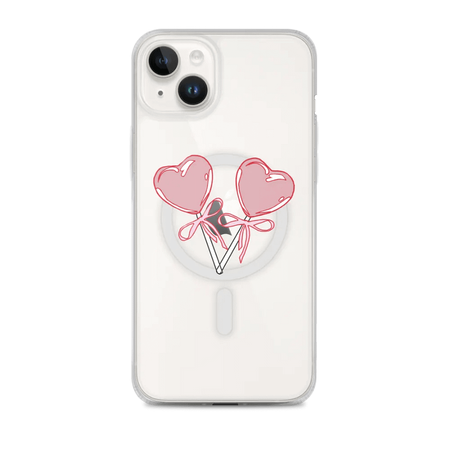 Lollipop Heart-bow Clear Phone Case product image (1)