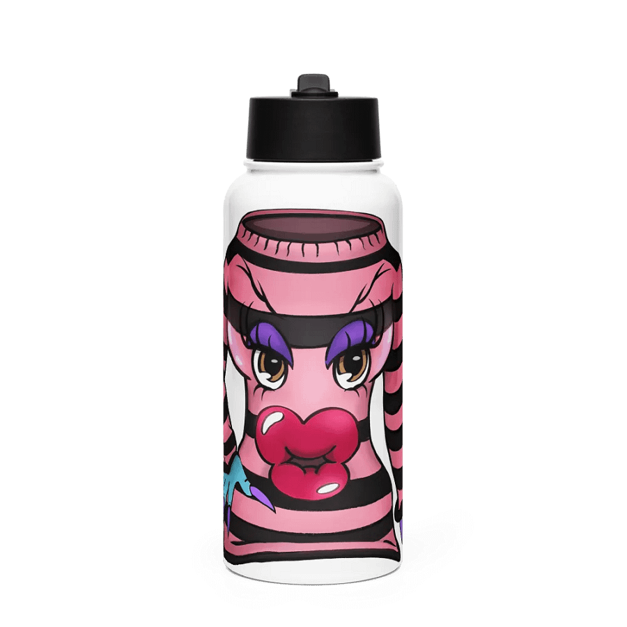 Gothikalove's Pink Sweater Water Bottle w/ Cap product image (1)