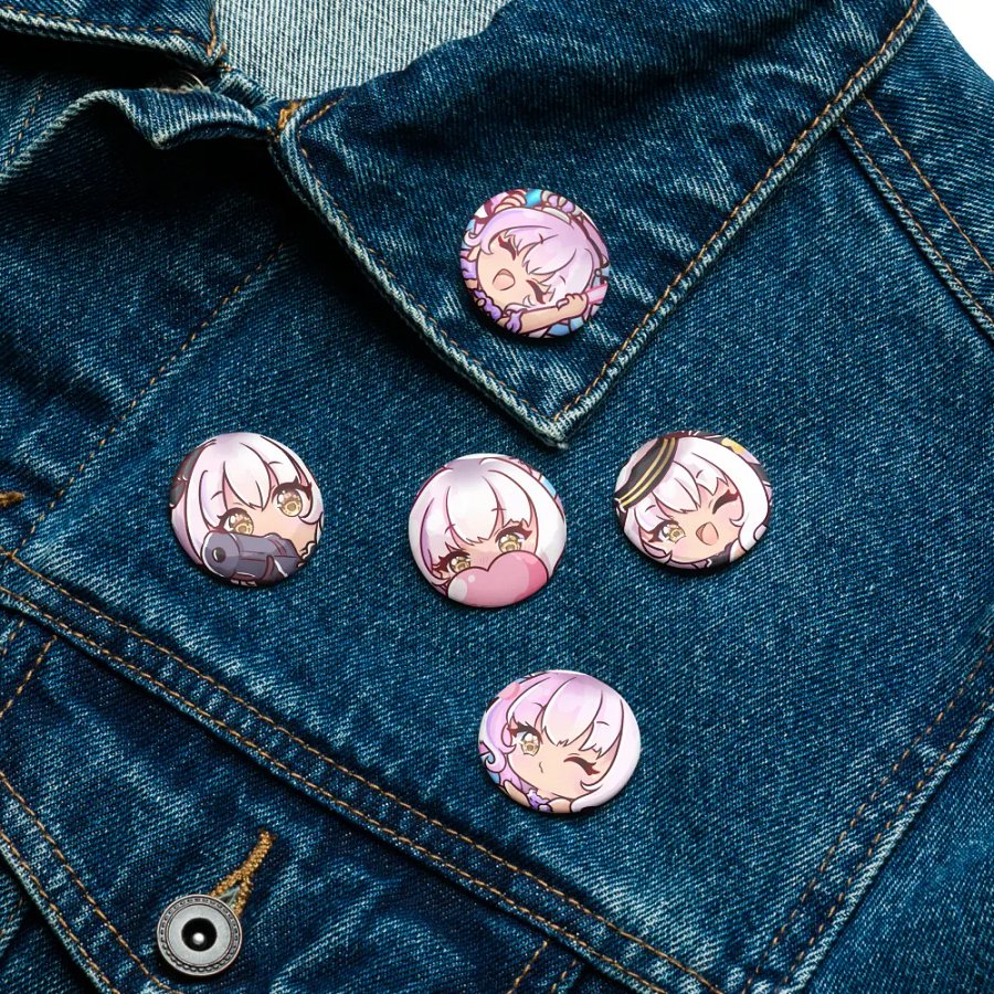 Joyful Glow Set Pin Buttons product image (16)