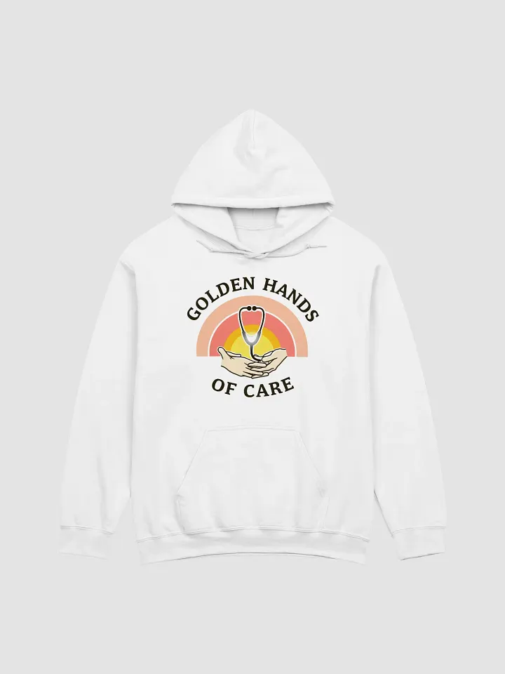 Golden Hands of Care Stethoscope Hoodie product image (1)