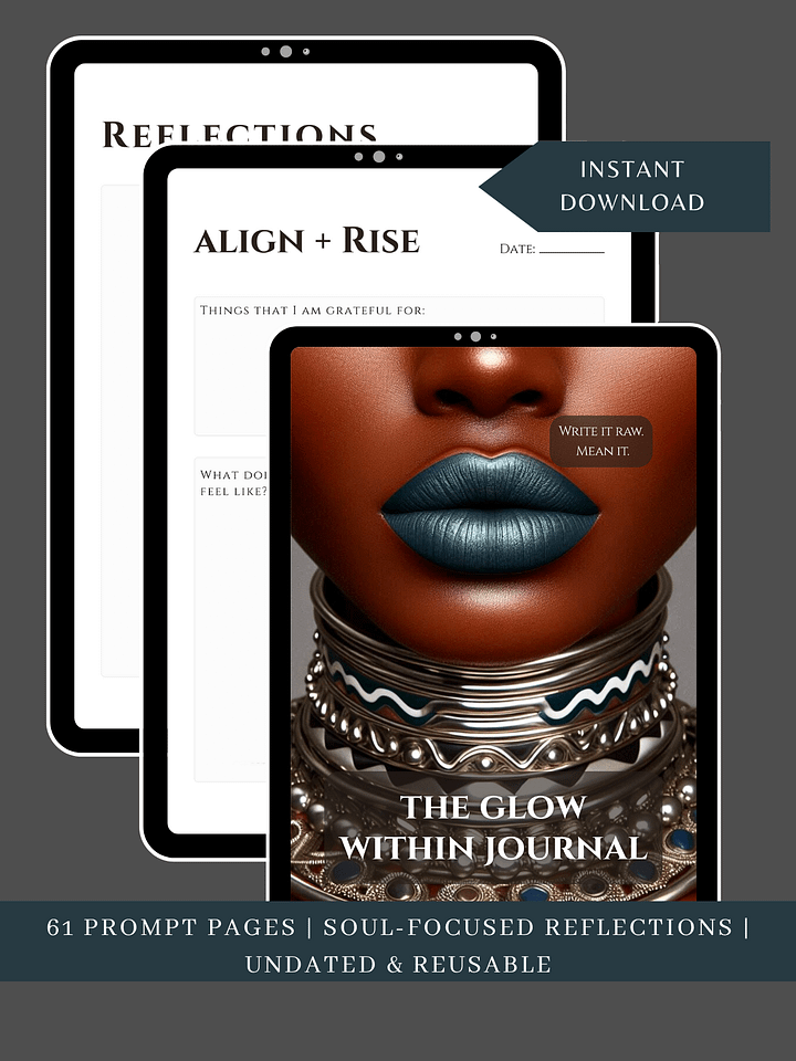 The Glow Within Journal – Digital Soul-Centered Edition (61 Pages) product image (2)