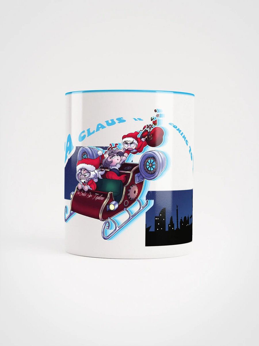 "Santa Claus is coming to town!" Scarvenmot Trio Ceramic Mug With Color product image (14)