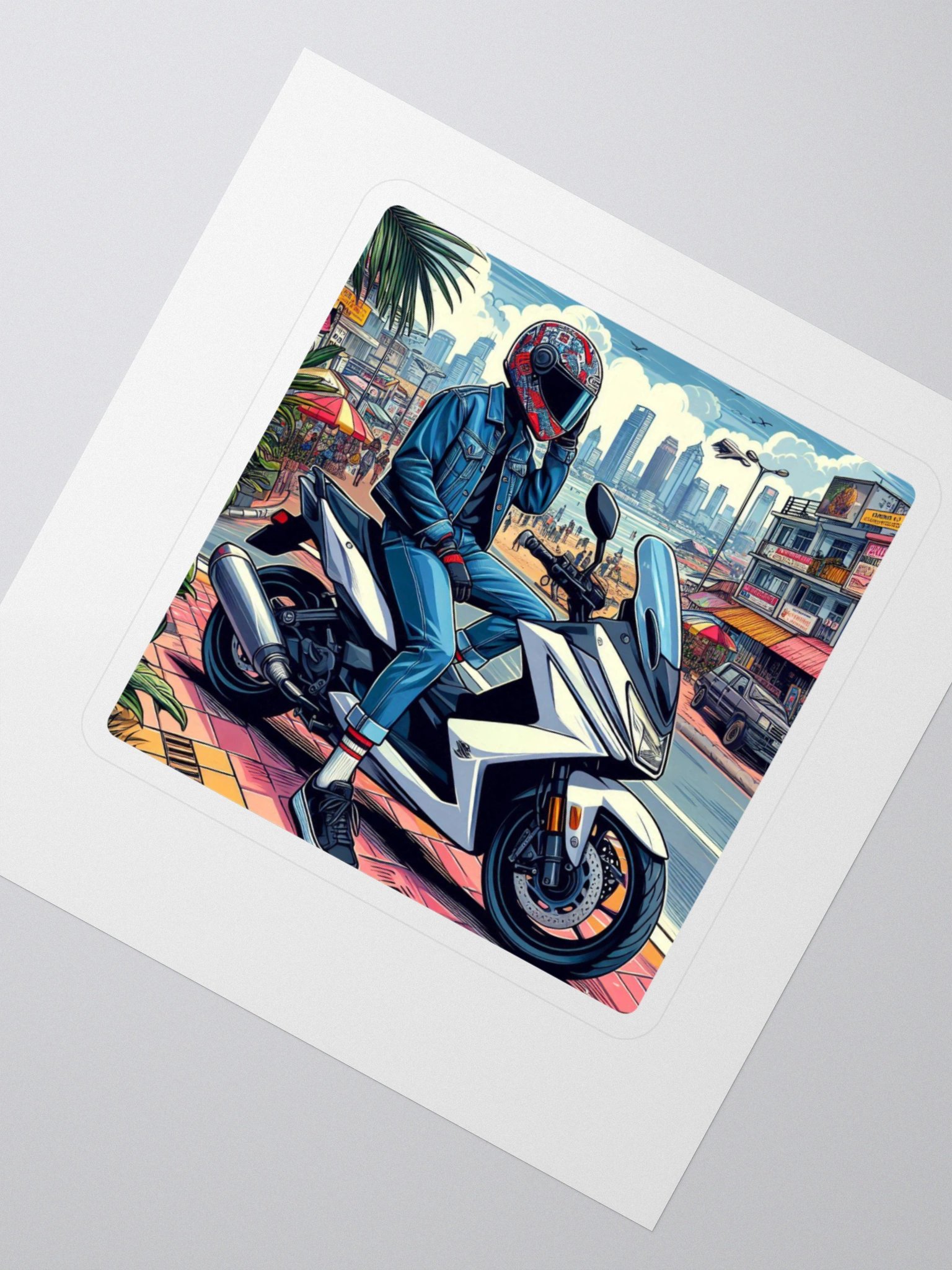 City Rider Sticker Set | | Lagos city Nigeria product image (2)