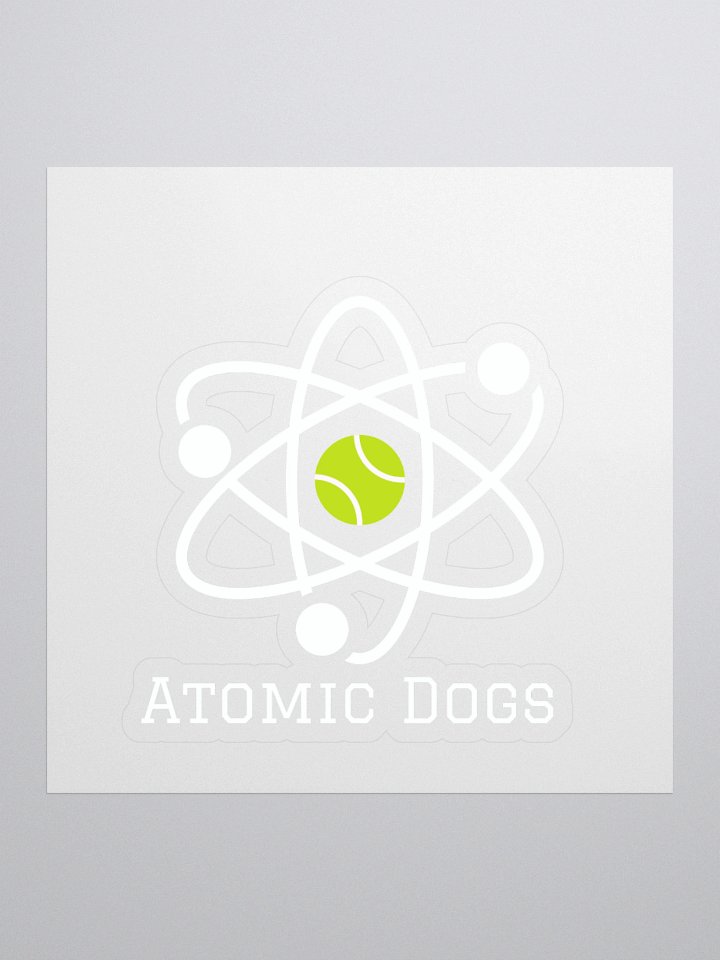 Atomic Dogs Flyball Club Logo Stickers product image (1)