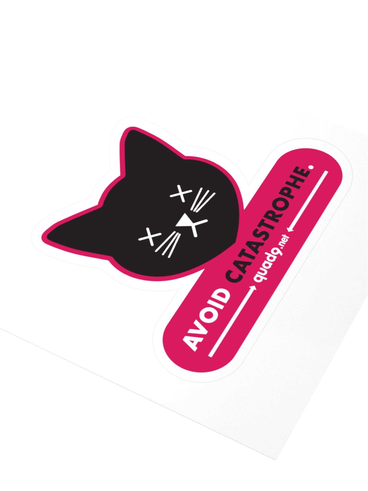 "Avoid Catastrophe" Sticker product image (3)