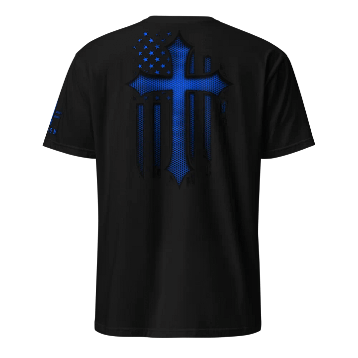 Christian Cross Blue Carbon Onyx product image (1)