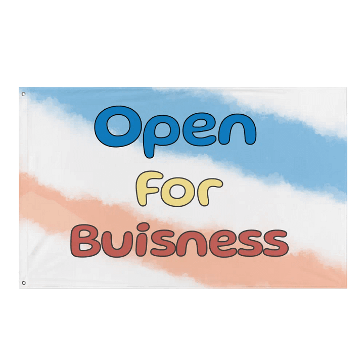 Open For Business Diner Flag product image (1)