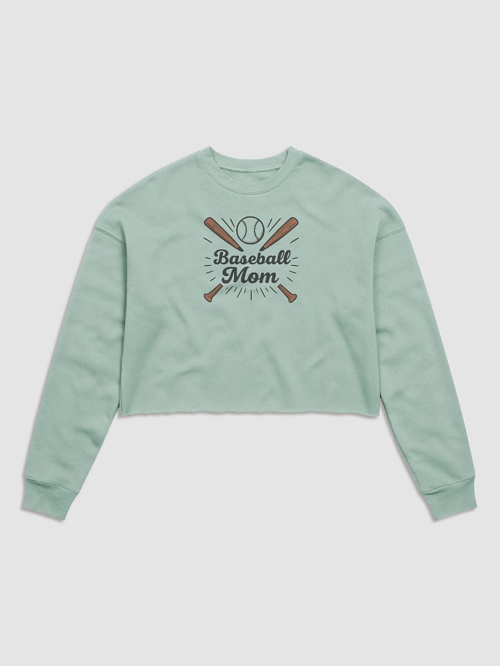 Baseball Mom Crop Top – Vintage Sports Style for Game Day Moms product image (1)