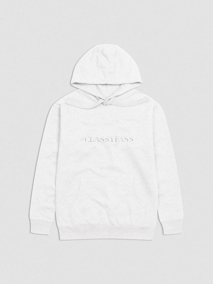 #CLASSY FASS - White Hoodie product image (1)