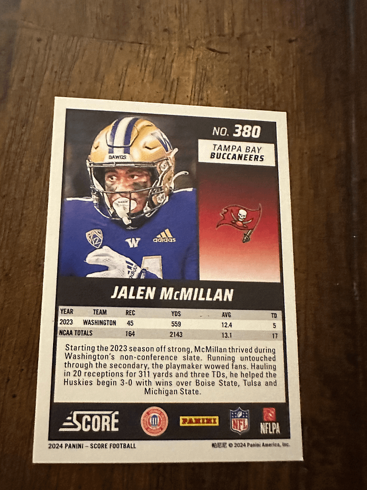 Rookie Jalen McMillan product image (2)