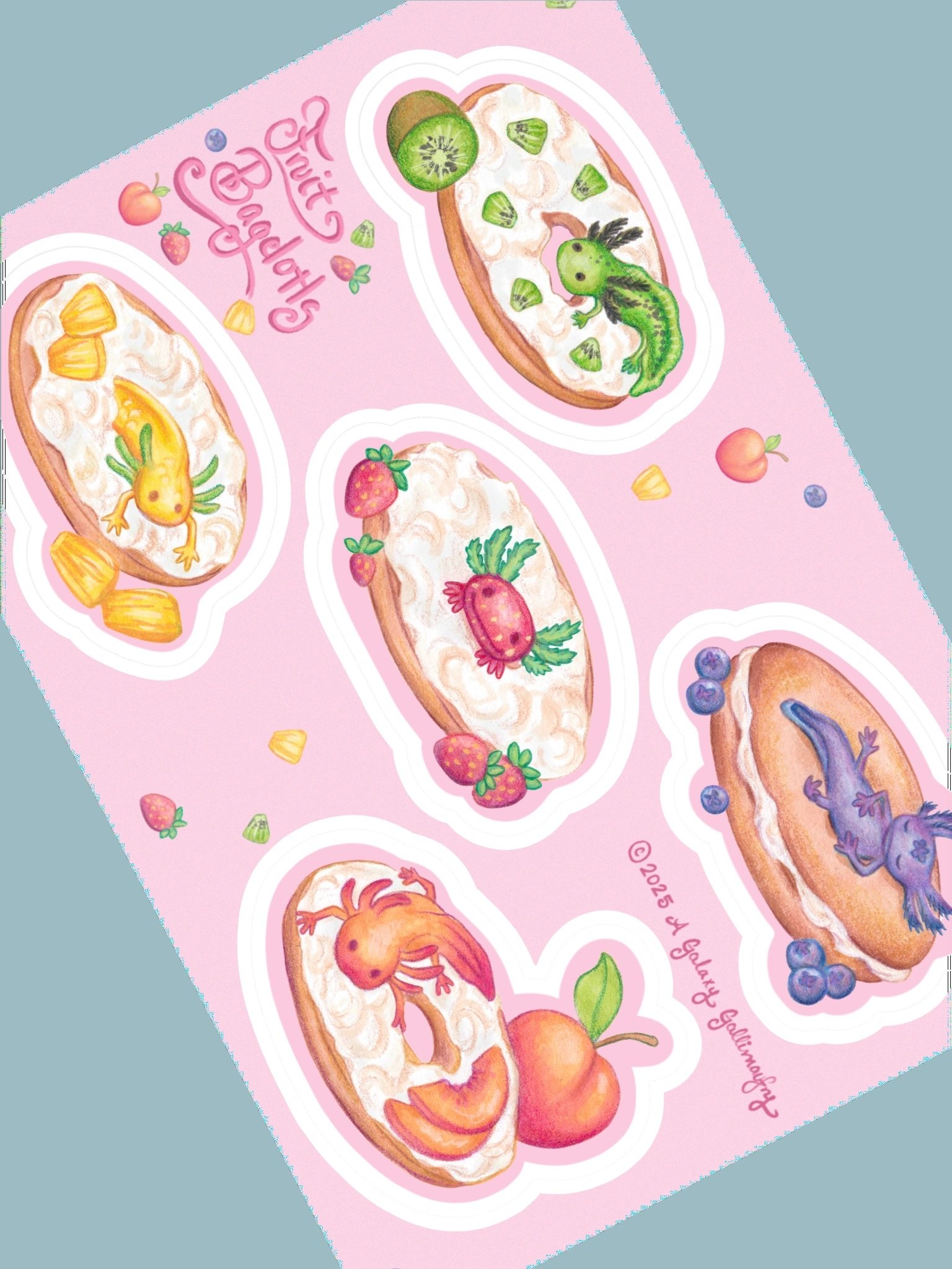 Fruit Bagelotls - Sticker Sheet product image (1)