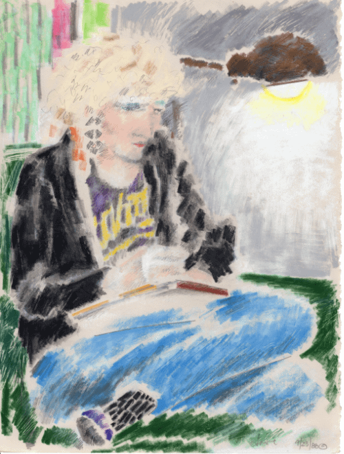 Woman Writing 1988 print product image (1)