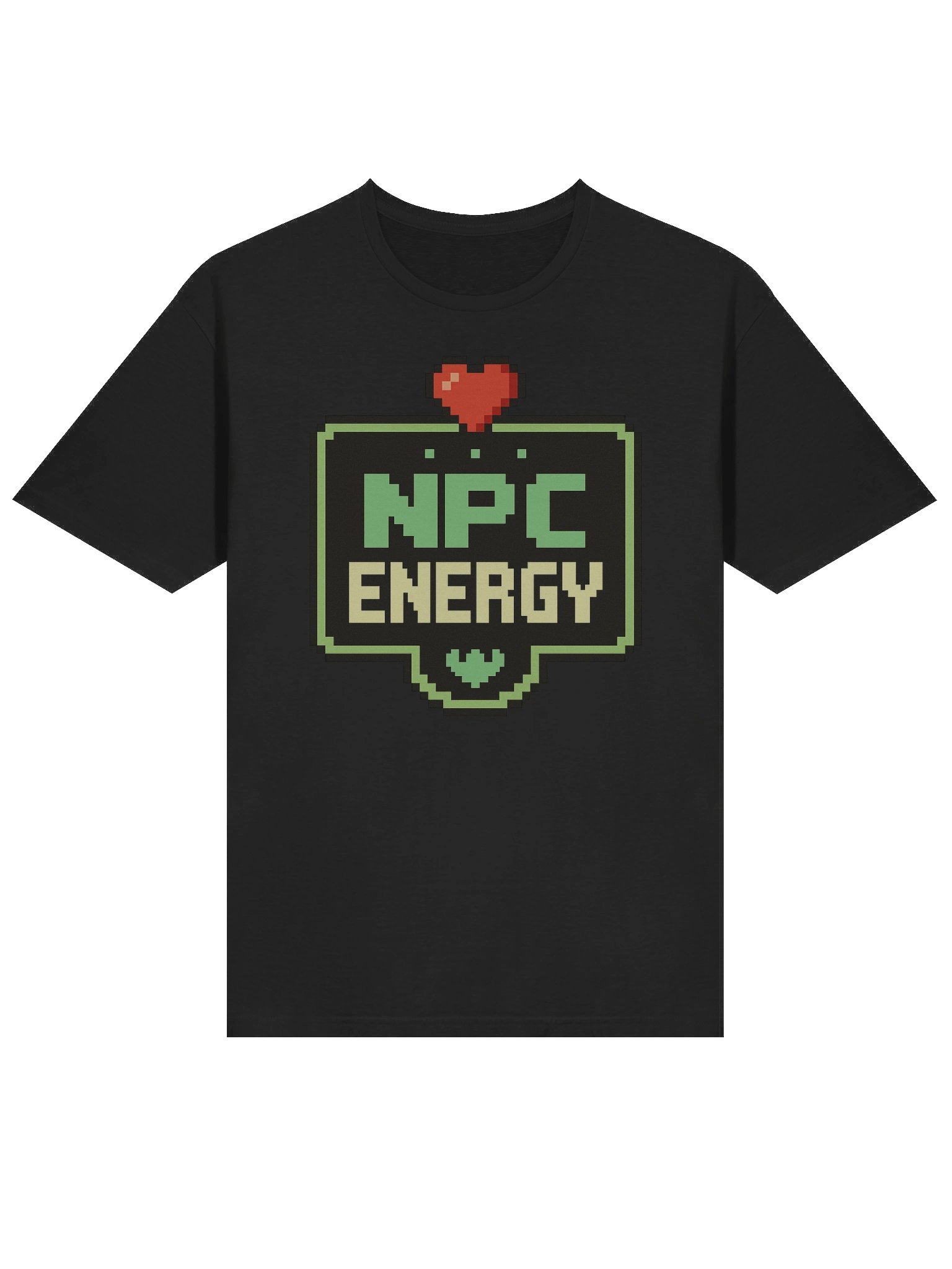 NPC Energy – Retro Pixel Gamer Meme Tee product image (3)