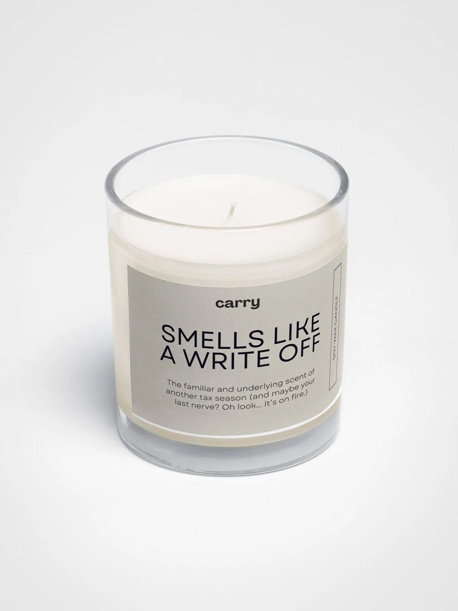 Smells Like A Write Off Candle product image (2)