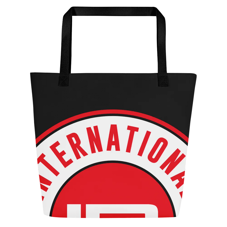 IFBNewsfeed.Org's All-Over Print Large Tote Bag w/ Pocket product image (1)