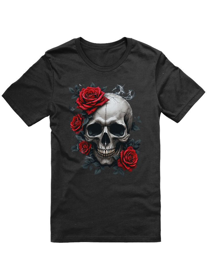 Smoking Skull & Roses Tee product image (6)
