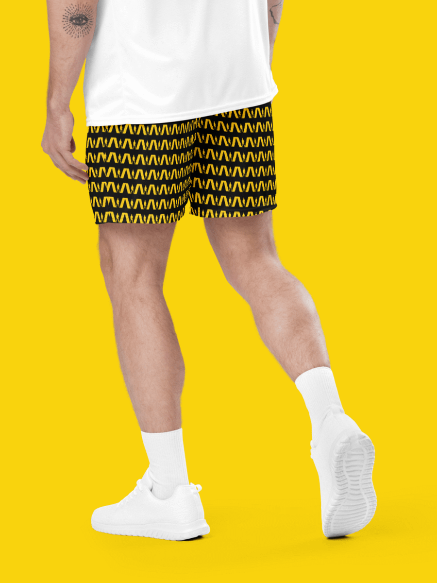 All-Over Print Recycled Unisex Mesh Shorts | WIL Style product image (4)