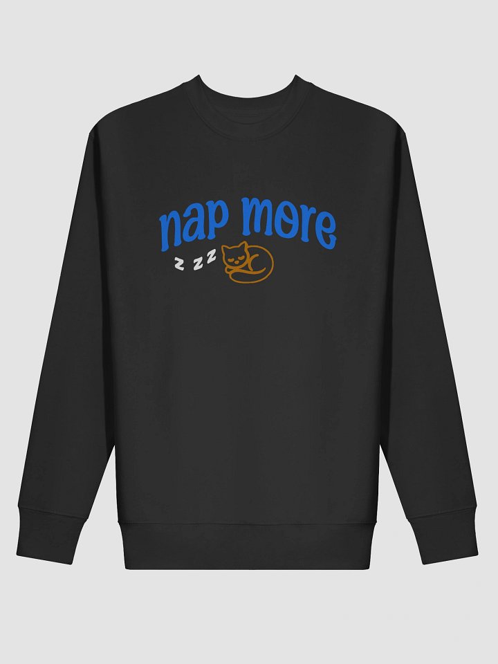 Nap More Cozy Cat Sweatshirt product image (9)