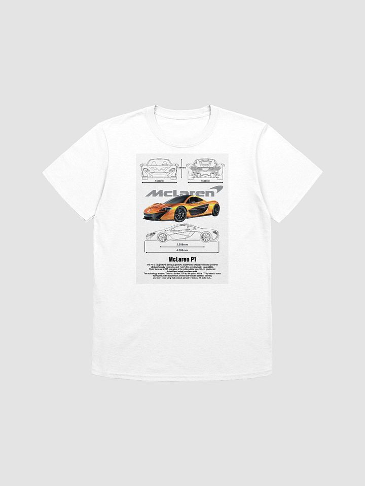 McLaren P1 Hypercar Illustrated T-Shirt product image (1)