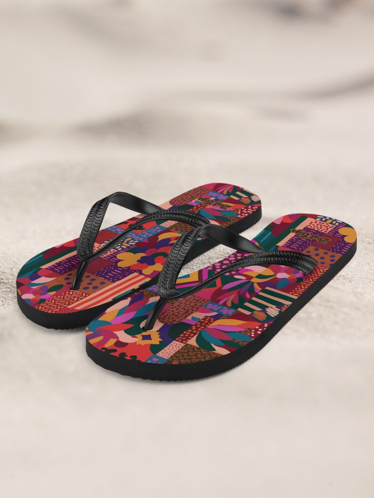 Flip flops "Abstract African Ethnic Pattern" product image (3)