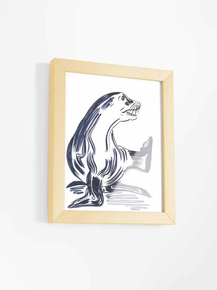 Happy Seal Framed Print product image (14)