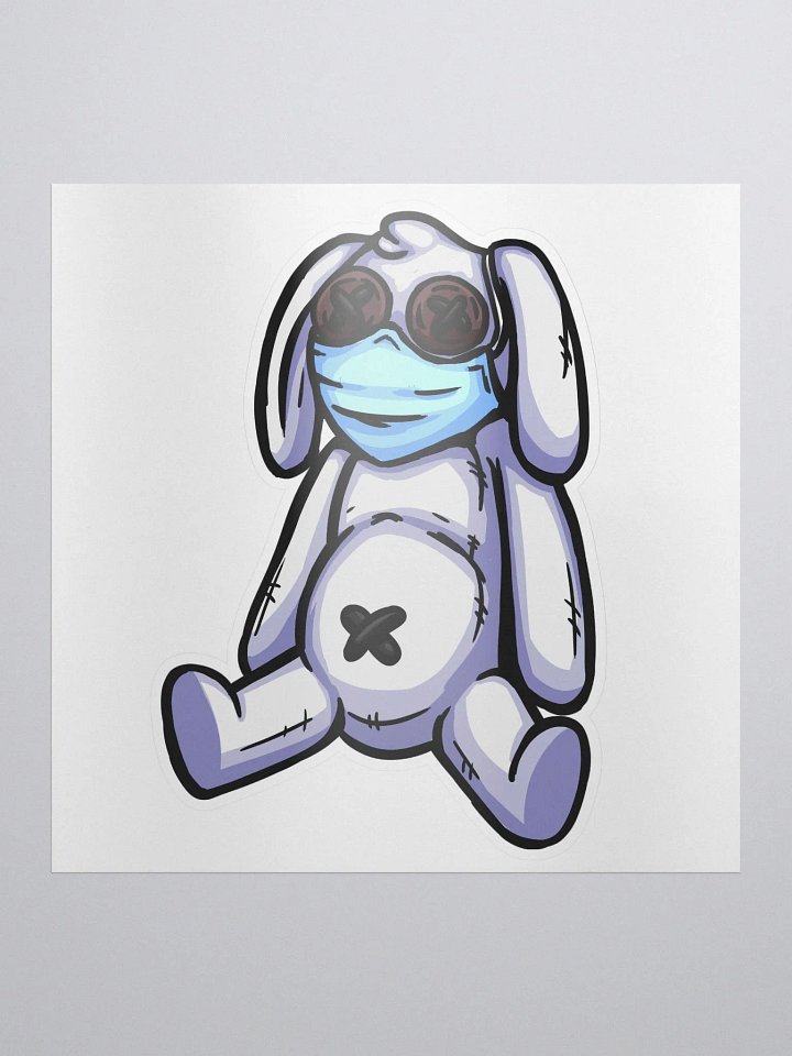 Post Pandemic Bunny Sticker product image (1)