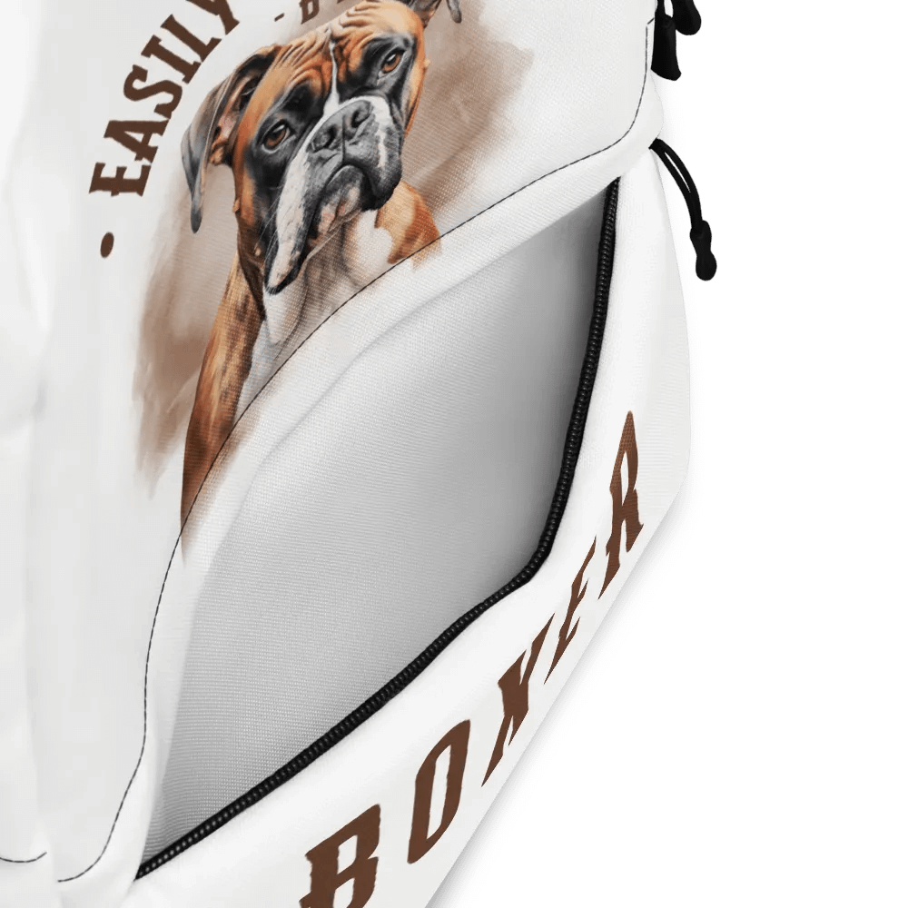 Easily Distracted By Boxer All-Over Print Backpack product image (6)