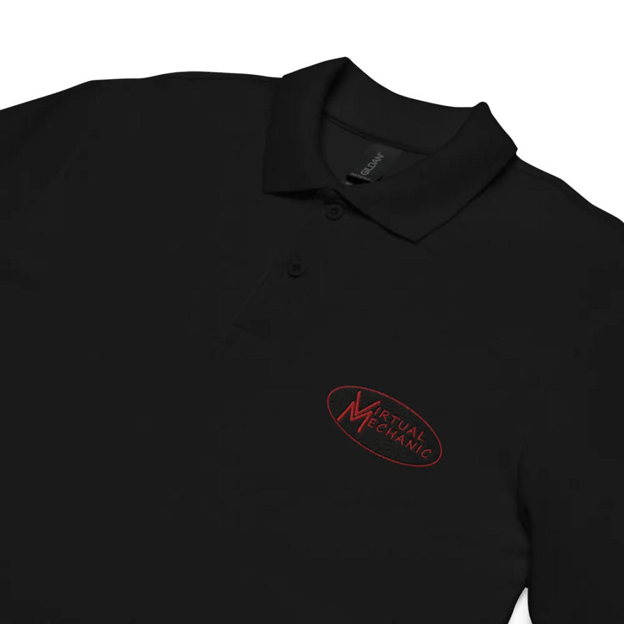 Virtual Mechanic & CMS Logo Pique Polo Shirt Embroidered product image (5)