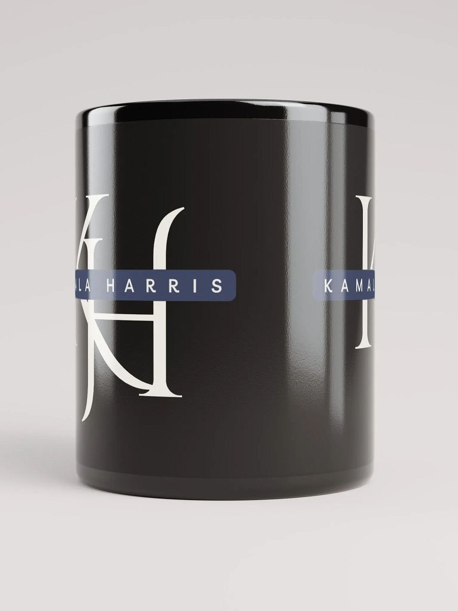 Copy of KAMALA HARRIS Black Glossy Mug product image (5)