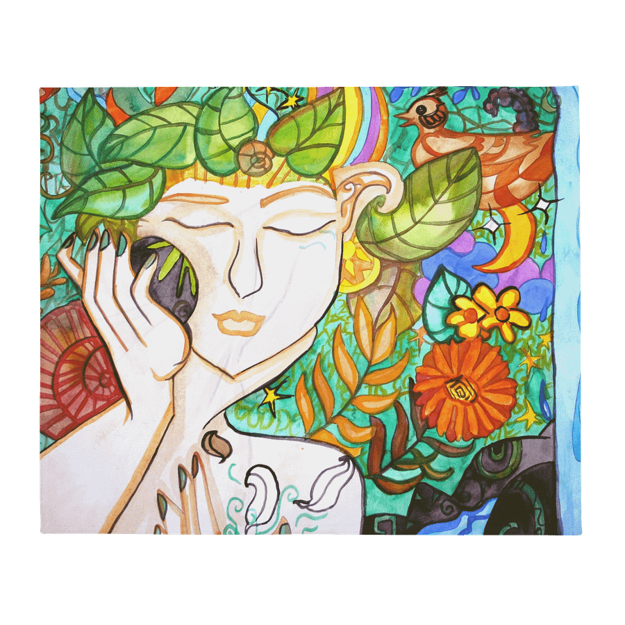 Earth Awakening Throw Blanket product image (1)