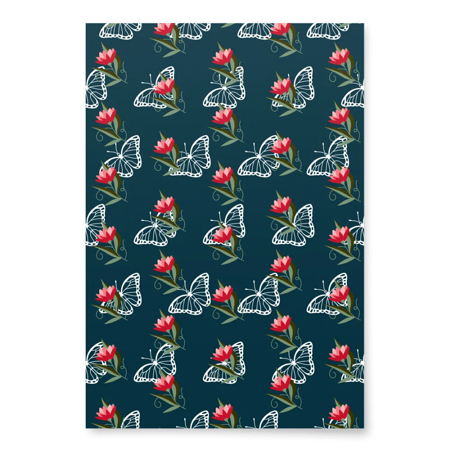Floral Blossom-Wrapping Paper Sheets (3) product image (4)