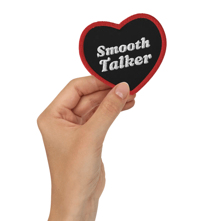 Smooth Talker Embroidered Patch product image (2)