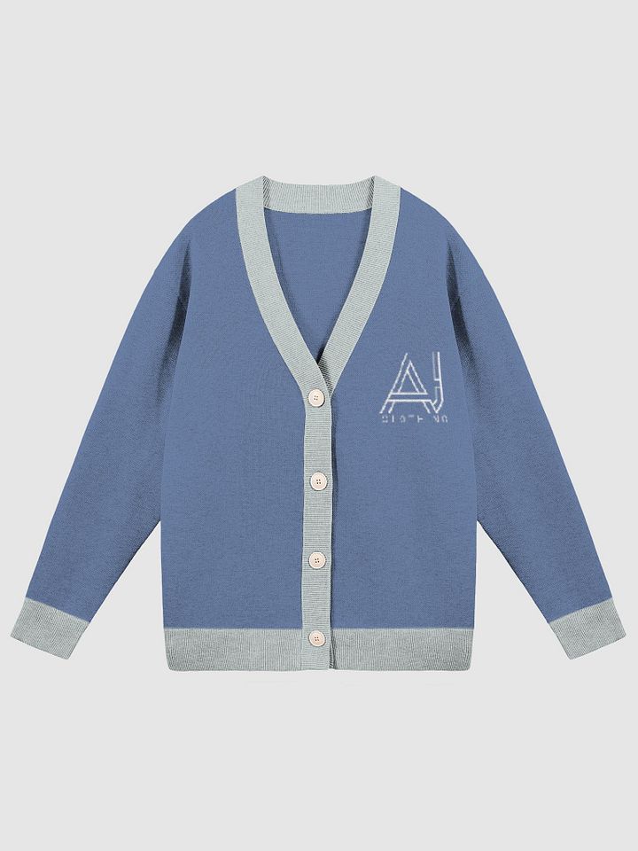 AJ Ladies Cardigan Blue product image (1)