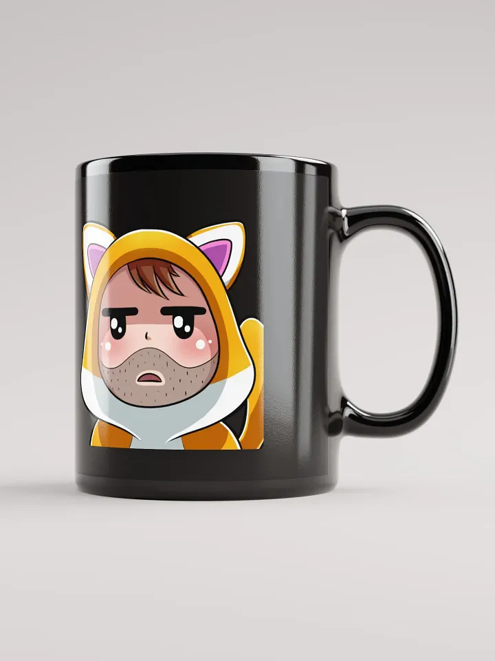 Catty Pix Black Glossy Mug product image (2)