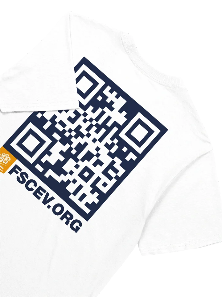 Hintertux Glacier Coordinates QR on white (front and back print) product image (2)