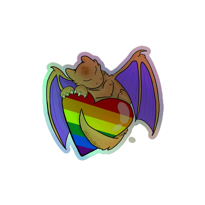 Dragon of PRIDE Holographic Sticker product image (2)