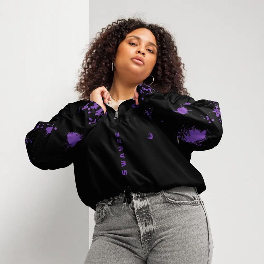 Bloody Midnight Spook Crop Hoodie Windbreaker product image (11)