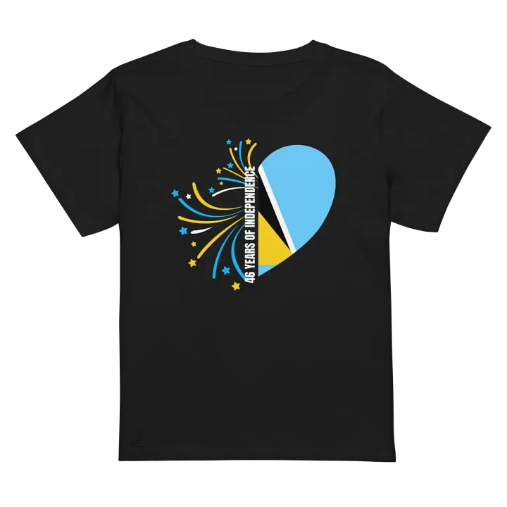 Saint Lucia Love Baby Tee product image (3)