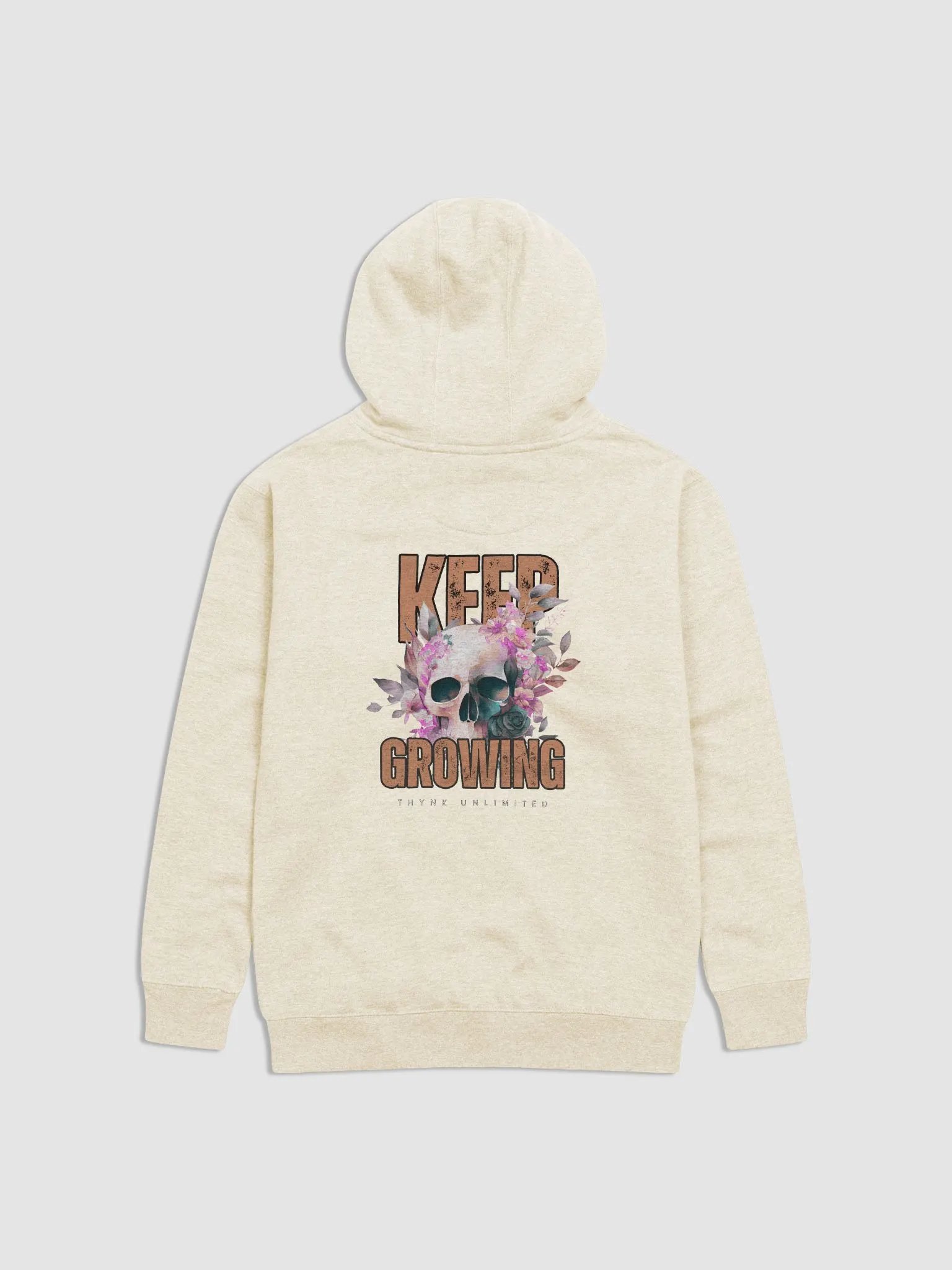 Blooming Skull Unisex Hoodie product image (7)