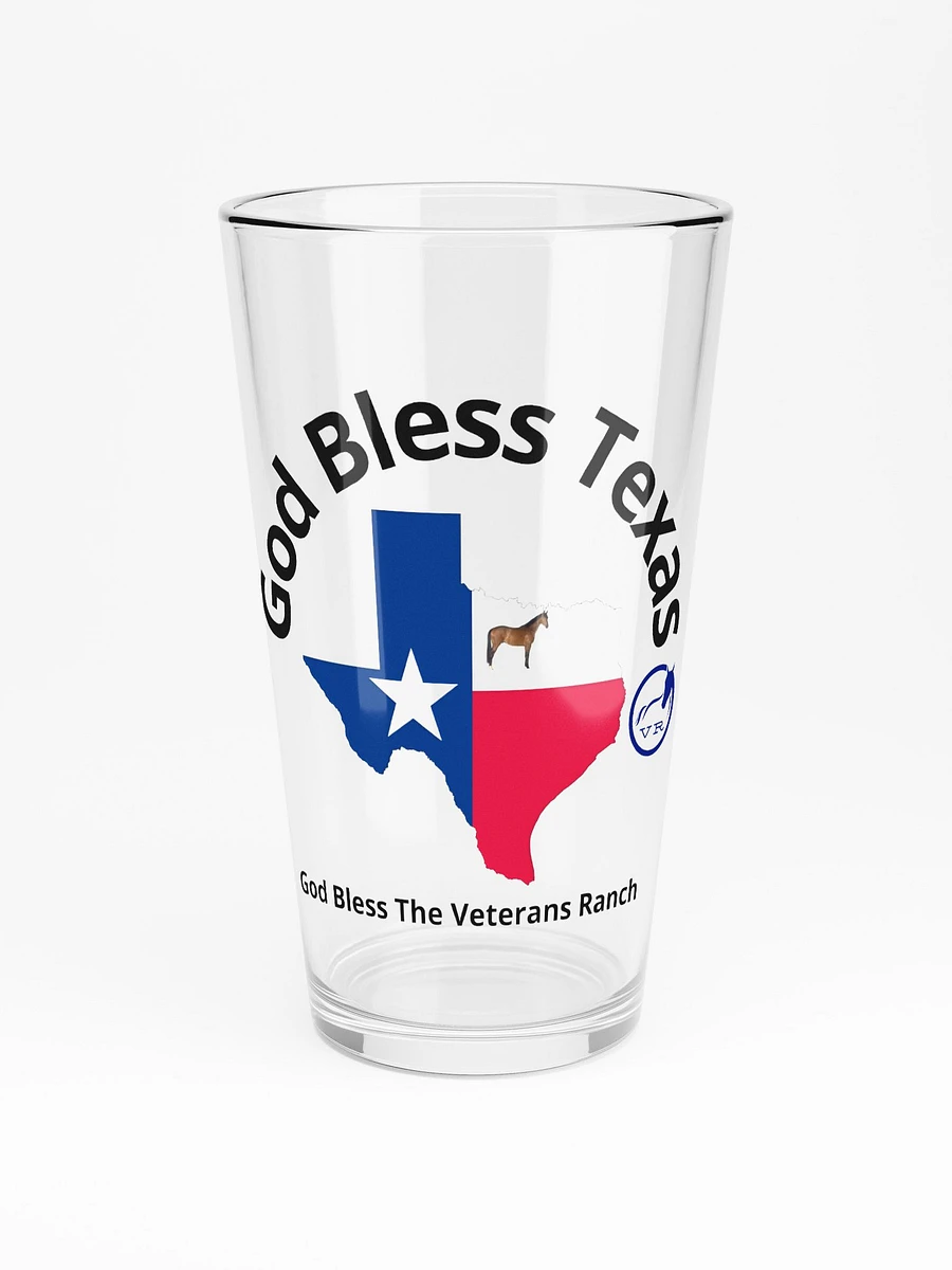 God Bless Texas Pint Glass product image (3)