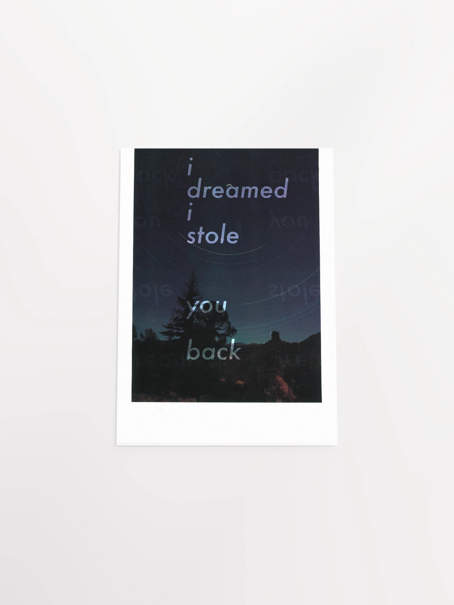 I DREAMED I STOLE YOU BACK Mixed Media Print product image (4)