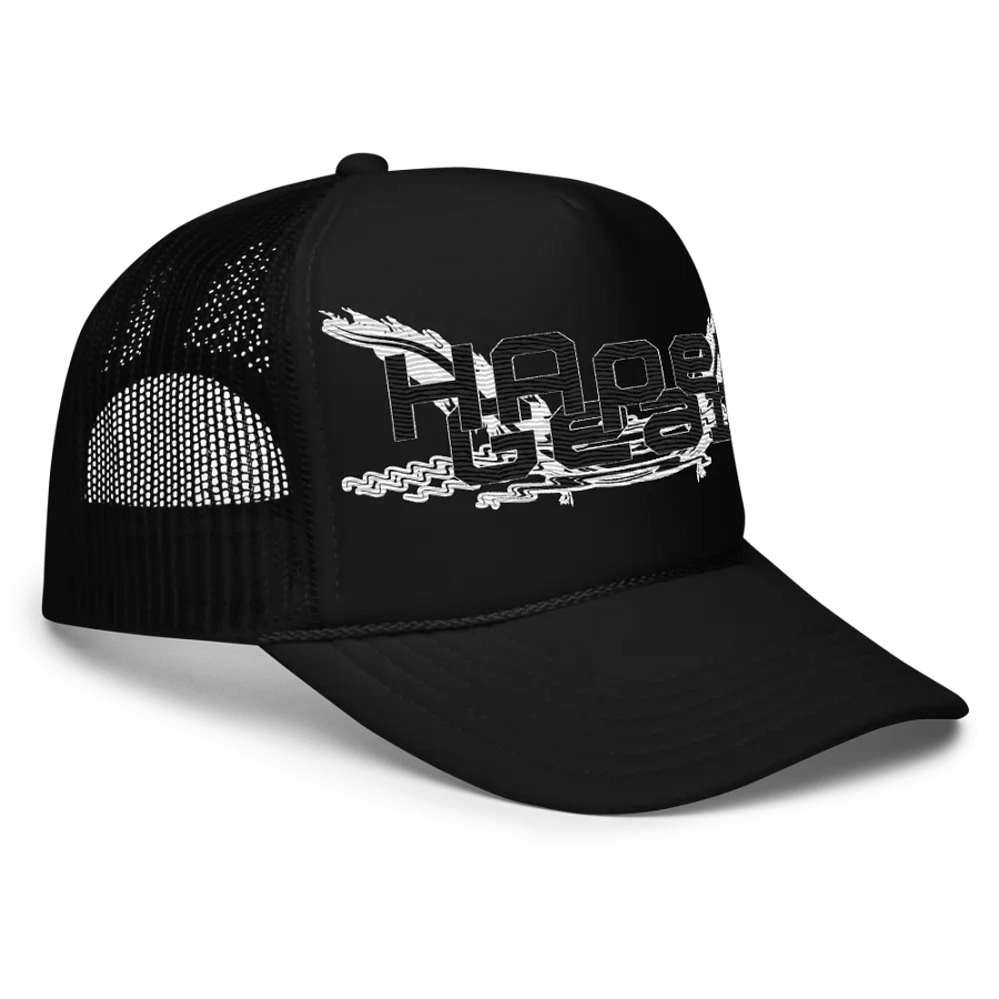HApex Gear Black Embroidered Otto Foam Trucker Hat product image (3)