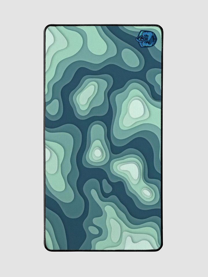 Moein'sDigitalDomain blue and green topo mouse pad product image (2)