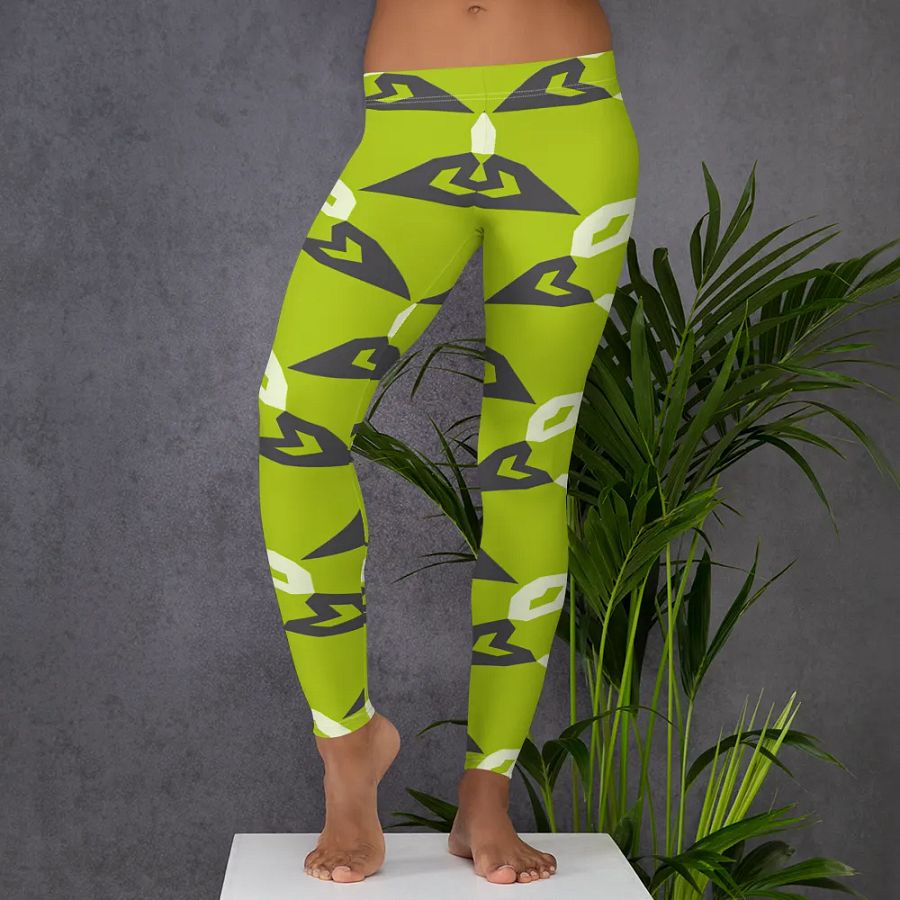 Geometric Symmetry All-Over Leggings product image (5)