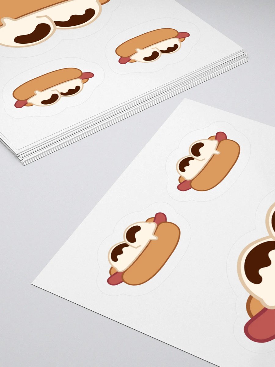 Ice Cream on a Hot Dog Stickers product image (10)