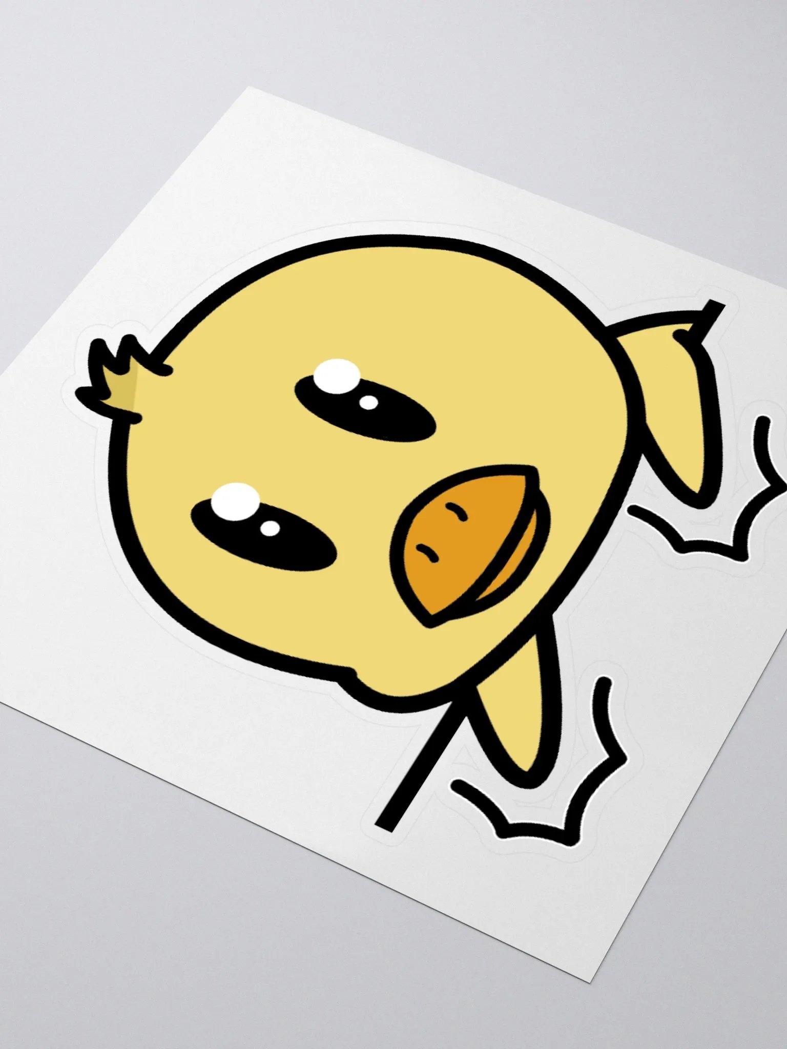 Table Tap Duck Sticker product image (3)